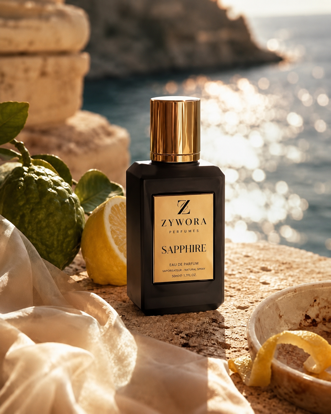 Zywora Sapphire Eau De Parfum 50ml | Premium Long-Lasting Luxury Perfume